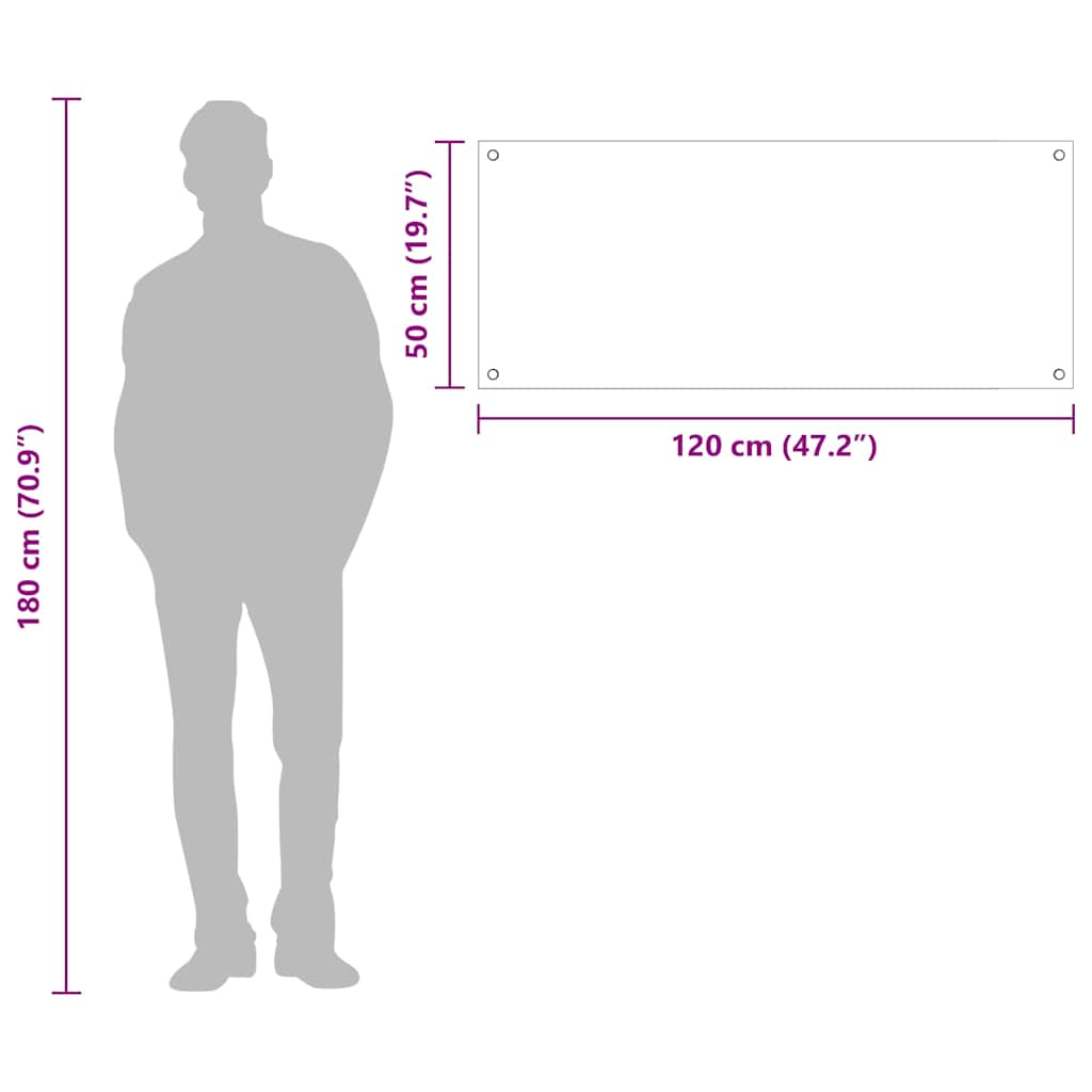 vidaXL Πίσω Πάνελ Κουζίνας Λευκό 120 x 50 cm σκληρυμένο γυαλί