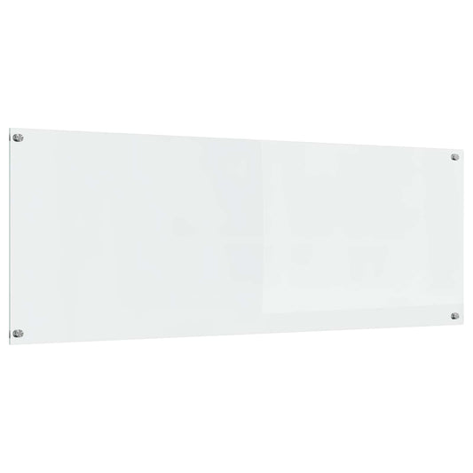 vidaXL Πίσω Πάνελ Κουζίνας Διαφανές 110 x 40 cm σκληρυμένο γυαλί
