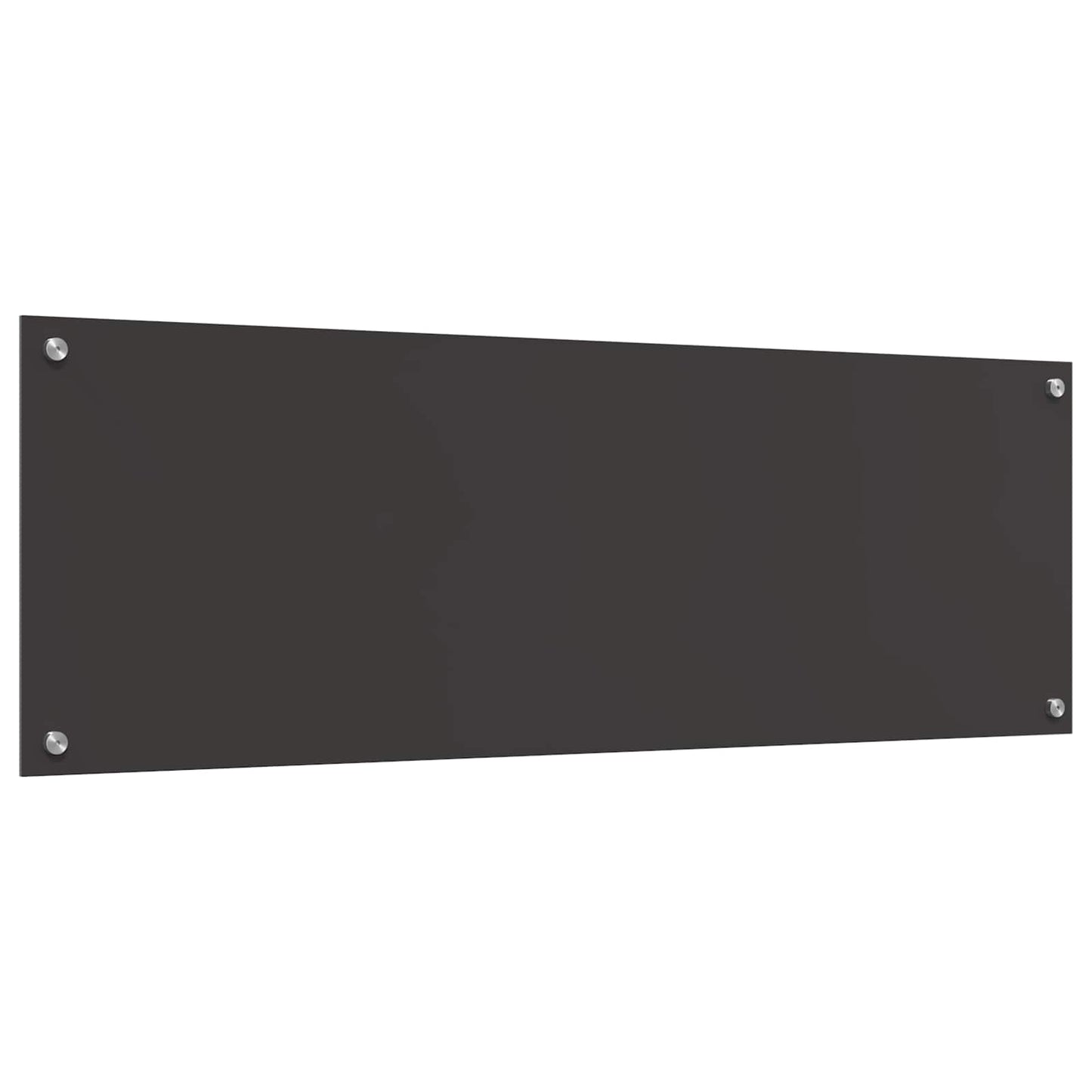 vidaXL Πλάτη κουζίνας Σκούρο Γκρι 120 x 40 cm σκληρυμένο γυαλί