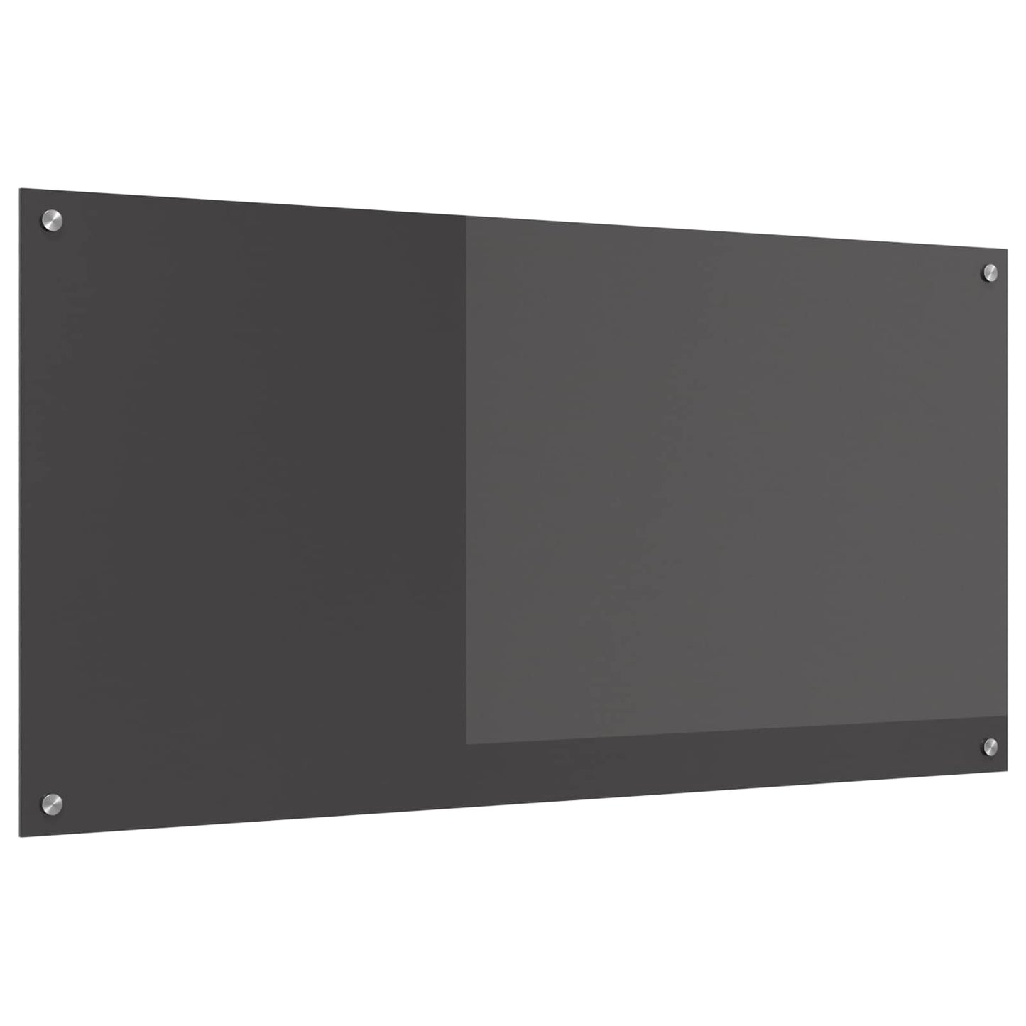 vidaXL Πλάτη κουζίνας Σκούρο Γκρι 120 x 60 cm σκληρυμένο γυαλί