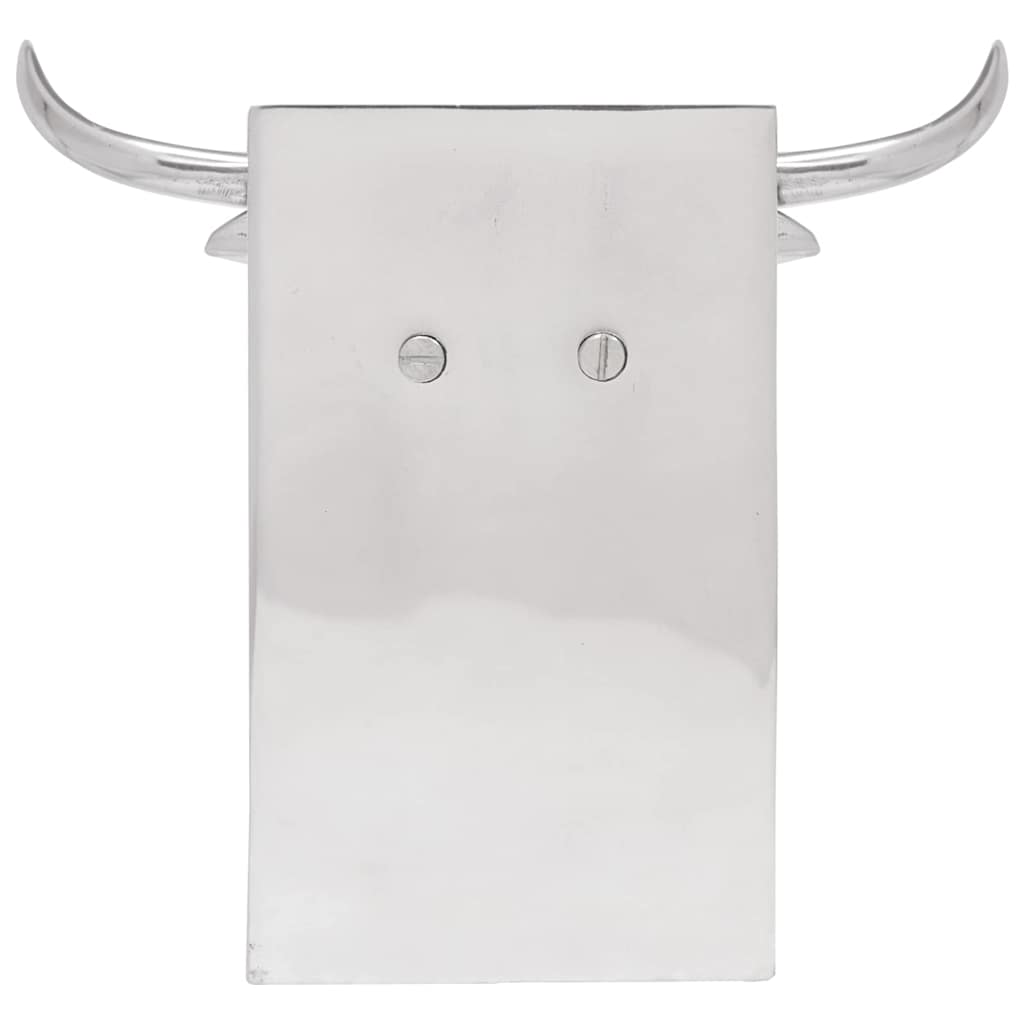 vidaXL Βιβλιοστάτες 2 pcs Ασημί 21.5 x 15.5 x 20 εκ. Αλουμίνιο