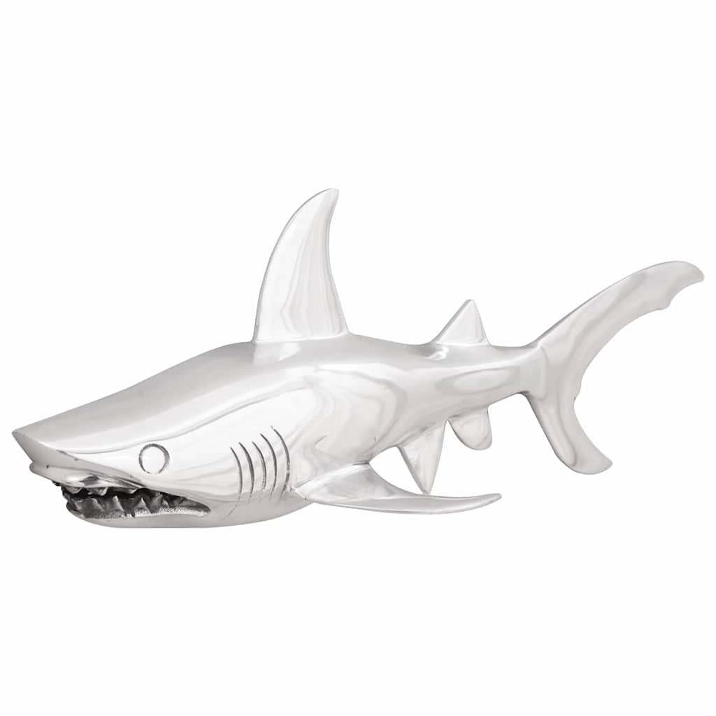 vidaXL Γλυπτό Ασημί 68 x 20 x 24 εκ. Αλουμίνιο