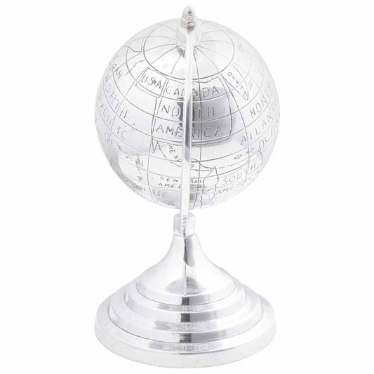 vidaXL Σφαίρα Ασημί 16.5x14x26 εκ Αλουμίνιο