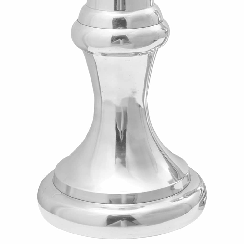 vidaXL Γλυπτά 2 pcs Ασημί Αλουμίνιο