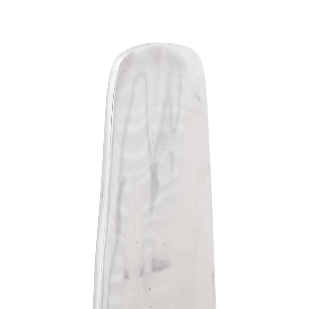 vidaXL Γλυπτό Ασημί 26 x 26 x 110 εκ. Αλουμίνιο