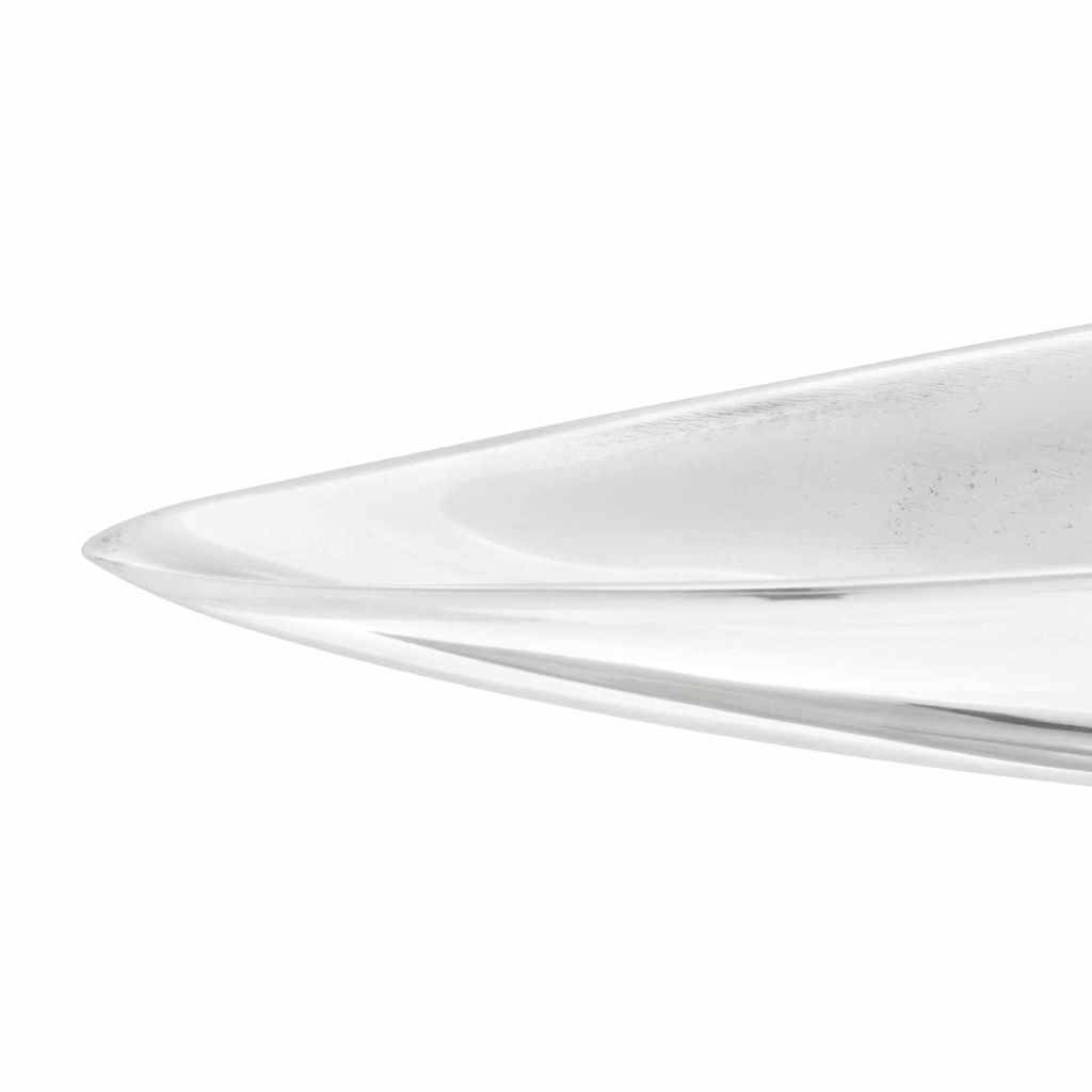 vidaXL Καλάθι Φρούτων Ασημί 54 x 9 x 10 εκ Αλουμίνιο