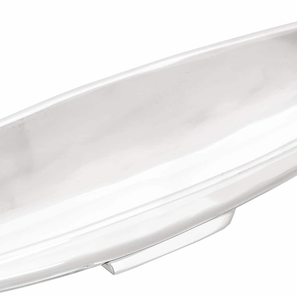 vidaXL Καλάθι Φρούτων Ασημί 54 x 9 x 10 εκ Αλουμίνιο