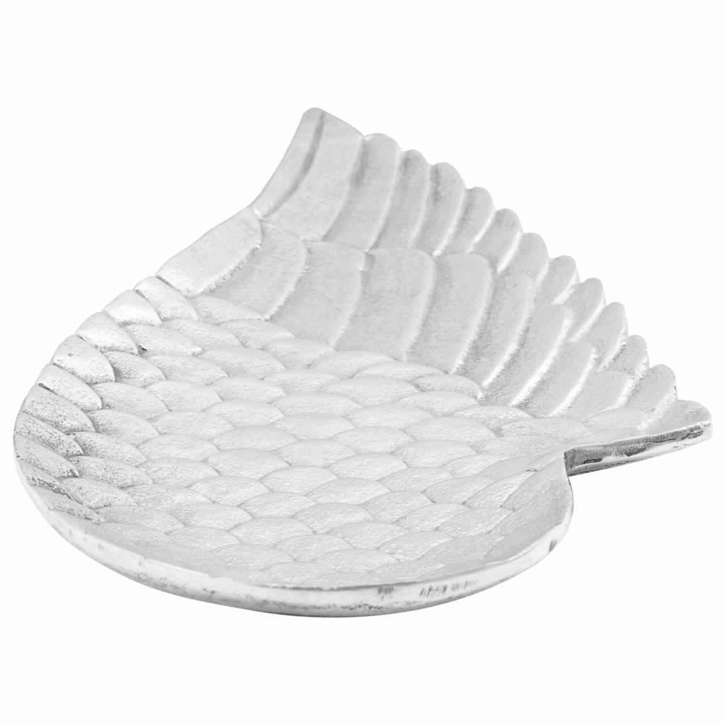 vidaXL Καλάθι Φρούτων 2 pcs Ασημί 40 x 18 x 4 εκ. Αλουμίνιο