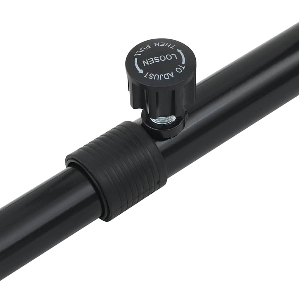 vidaXL Μπάρα Βυθίσεων Μαύρο 116 x 66 x 74.5 εκ