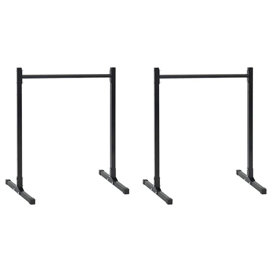 vidaXL Σταθμός Βύθισης 2 τμχ. Μαύρο 55 x 90 x 104.5 εκ.