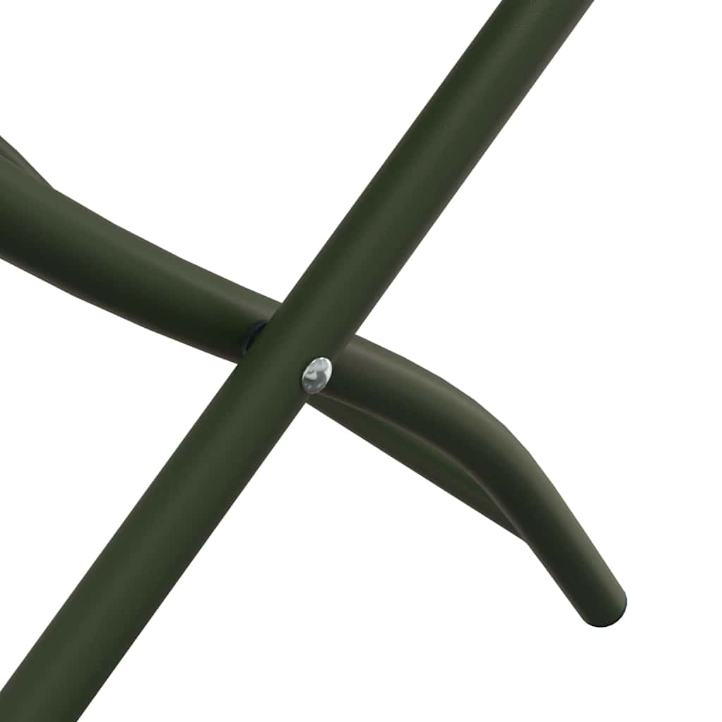 vidaXL Πτυσσόμενη Καρέκλα Κήπου 2 pcs Πράσινο 42 x 52 x 82εκ