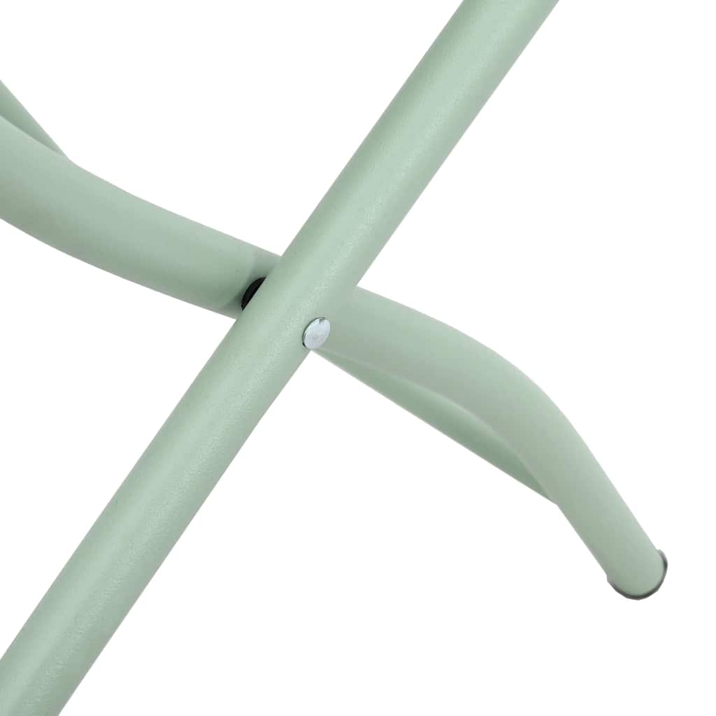 vidaXL Πτυσσόμενη Καρέκλα Κήπου 2 pcs Απαλό μέint 42 x 52 x 82εκ