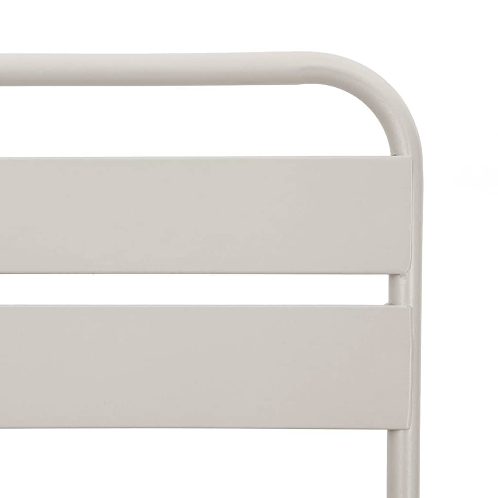 vidaXL Πτυσσόμενη Καρέκλα Κήπου 2 pcs Μπεζ 42 x 52 x 82εκ
