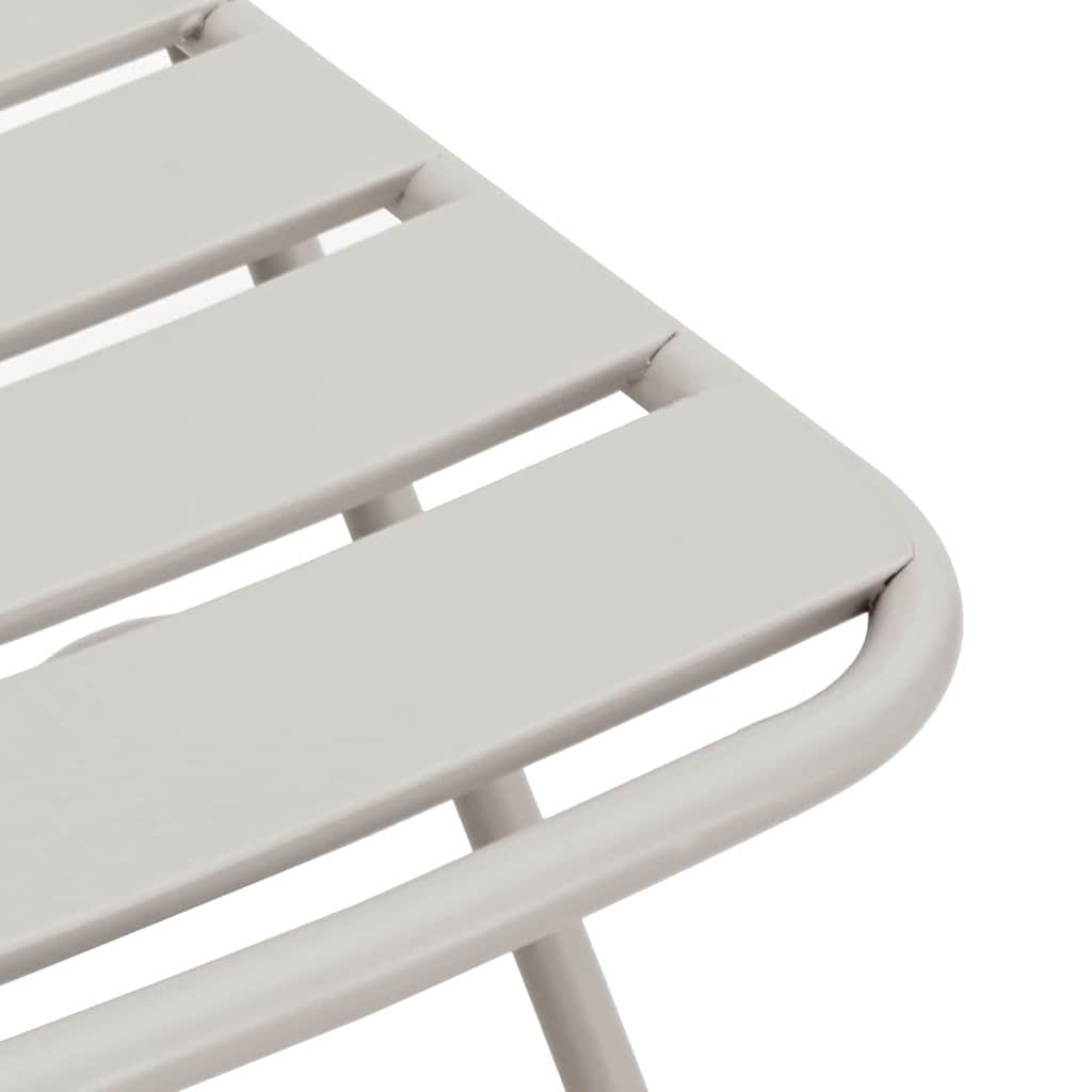vidaXL Πτυσσόμενη Καρέκλα Κήπου 2 pcs Μπεζ 42 x 52 x 82εκ