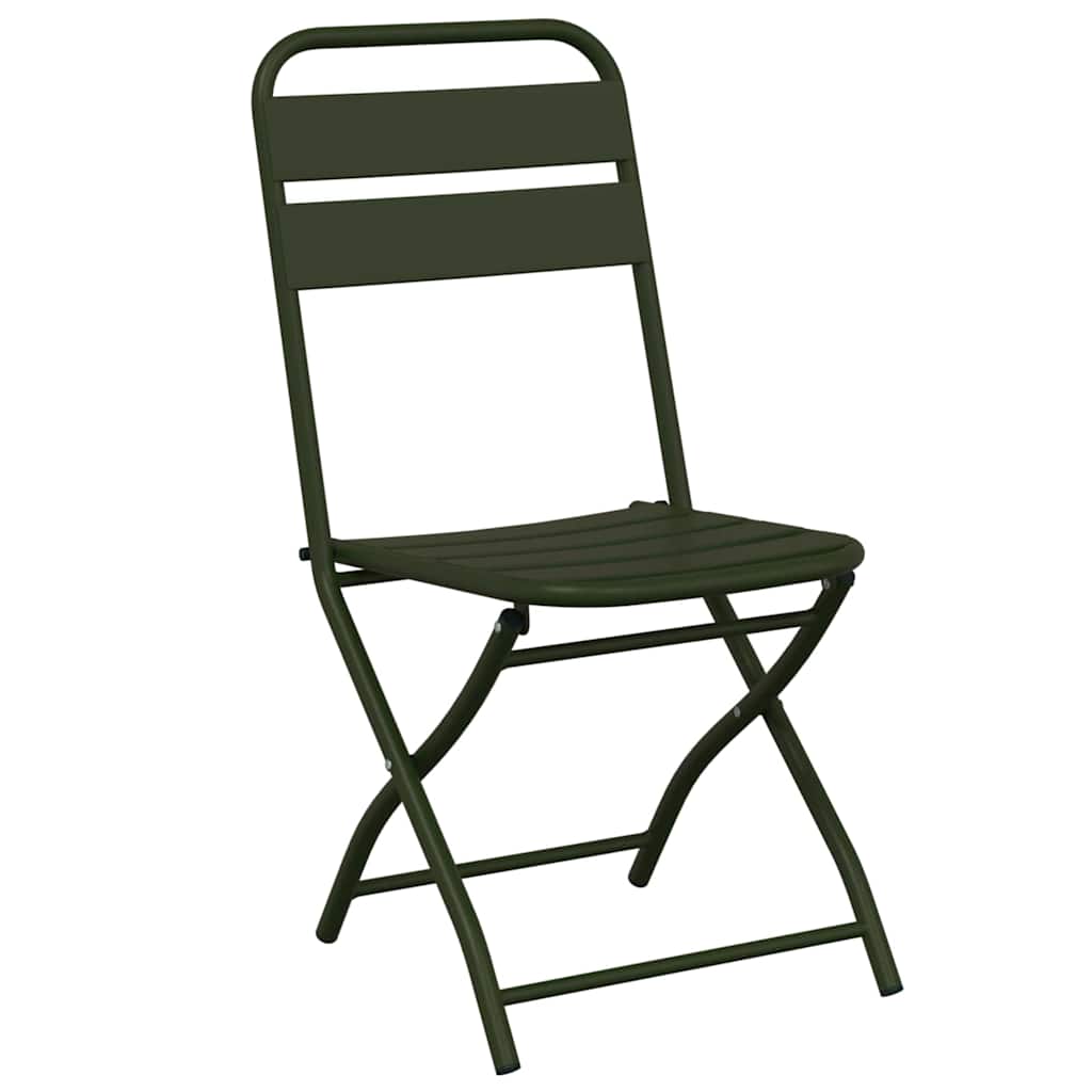 Σετ Πάρκου 3 Τεμαχίων vidaXL Σκούρο Πράσινο Χάλυβα