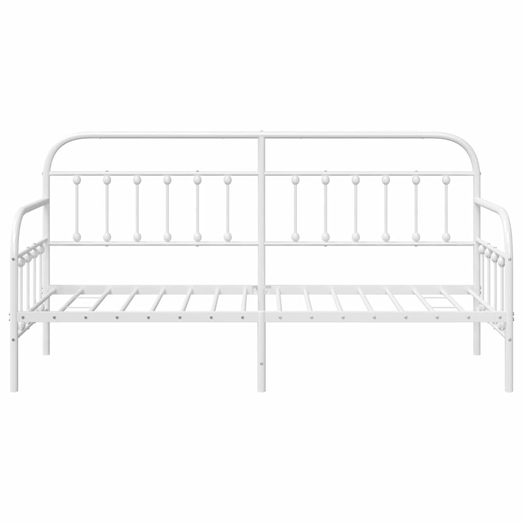 vidaXL Σκελετός κρεβατιού ημέρας Λευκό 80 x 200 cm