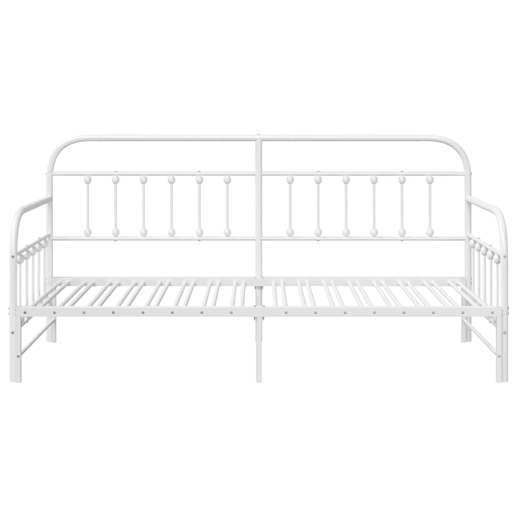 vidaXL Σκελετός κρεβατιού ημέρας Λευκό 90 x 190 cm