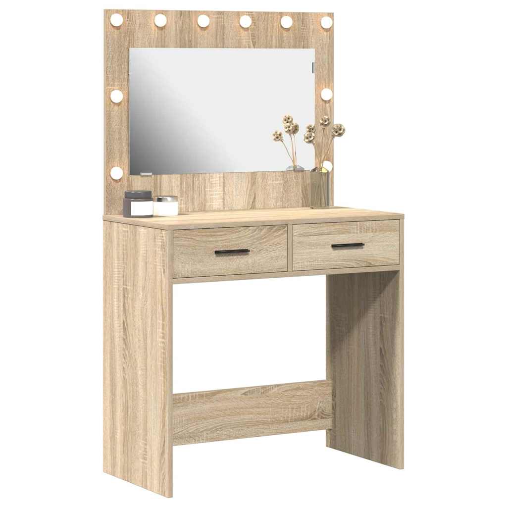 vidaXL Τραπέζι περιποίησης Δρύς Sonoma 78,5 x 41 x 135 εκ