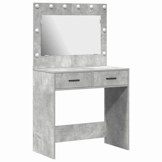 vidaXL Τραπέζι περιποίησης Σκυρόδεμα Γκρι 78,5 x 41 x 135 εκ