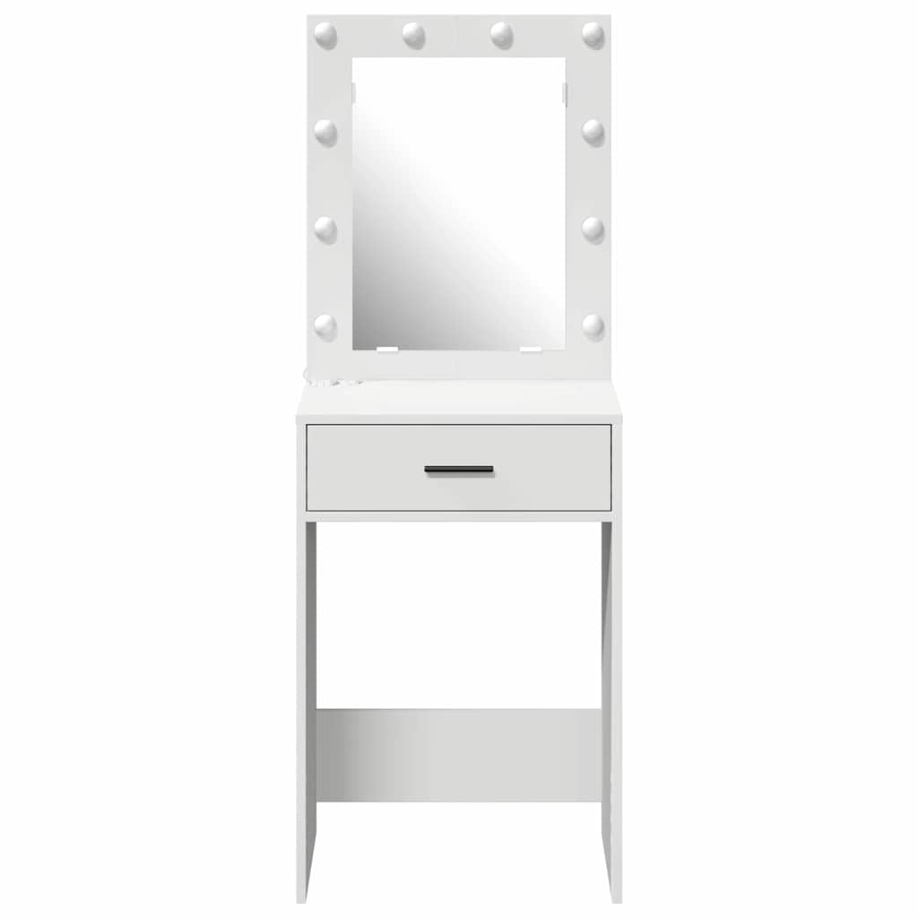 vidaXL Τραπέζι περιποίησης Λευκό 50 x 41 x 135 εκ Επεξεργασμένο Ξύλο