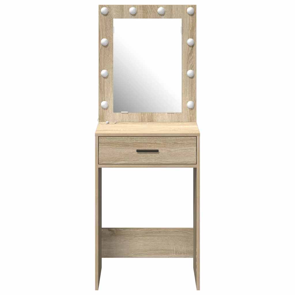 vidaXL Τραπέζι περιποίησης Δρύς Sonoma 50 x 41 x 135 εκ