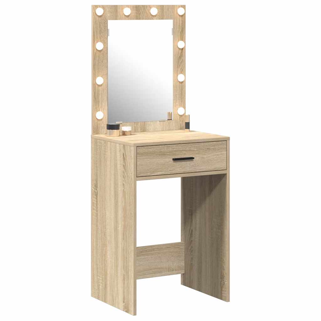 vidaXL Τραπέζι περιποίησης Δρύς Sonoma 50 x 41 x 135 εκ