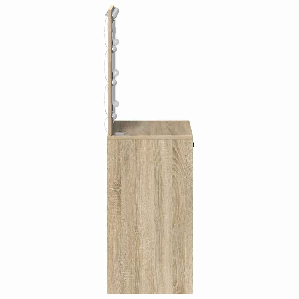 vidaXL Τραπέζι περιποίησης Δρύς Sonoma 50 x 41 x 135 εκ