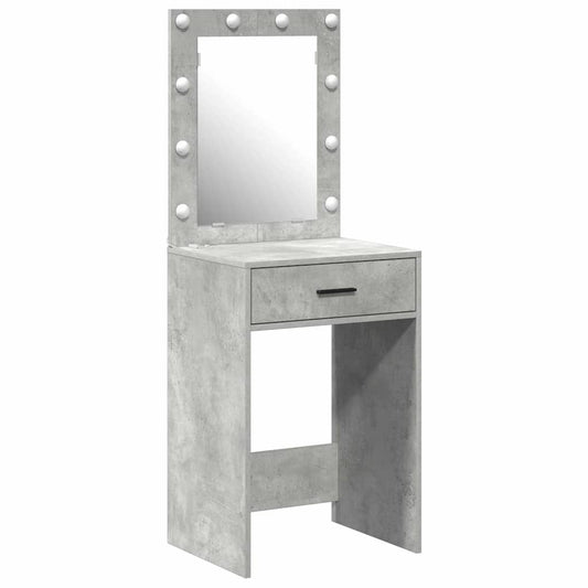 vidaXL Τραπέζι περιποίησης Σκυρόδεμα Γκρι 50 x 41 x 135 εκ