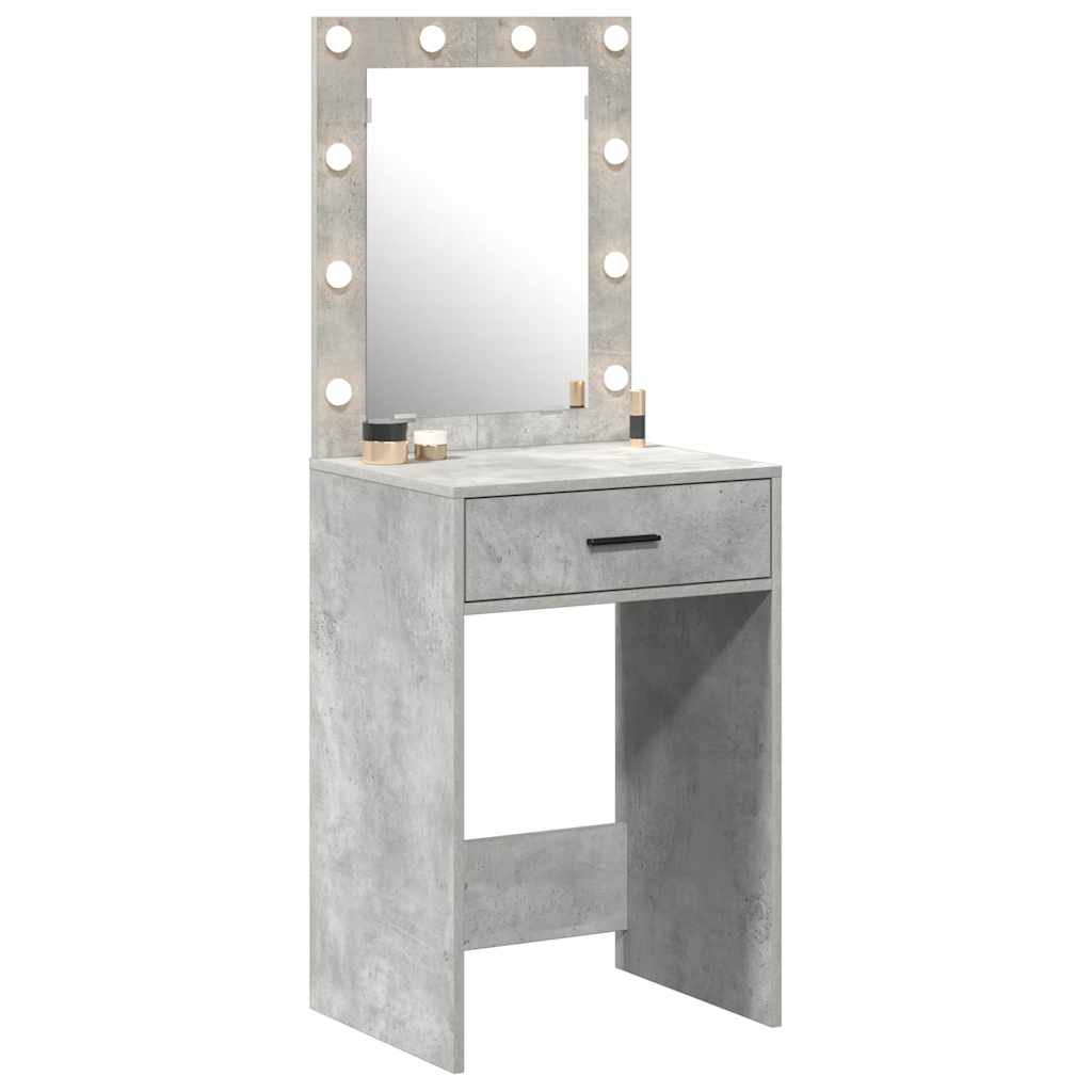 vidaXL Τραπέζι περιποίησης Σκυρόδεμα Γκρι 50 x 41 x 135 εκ