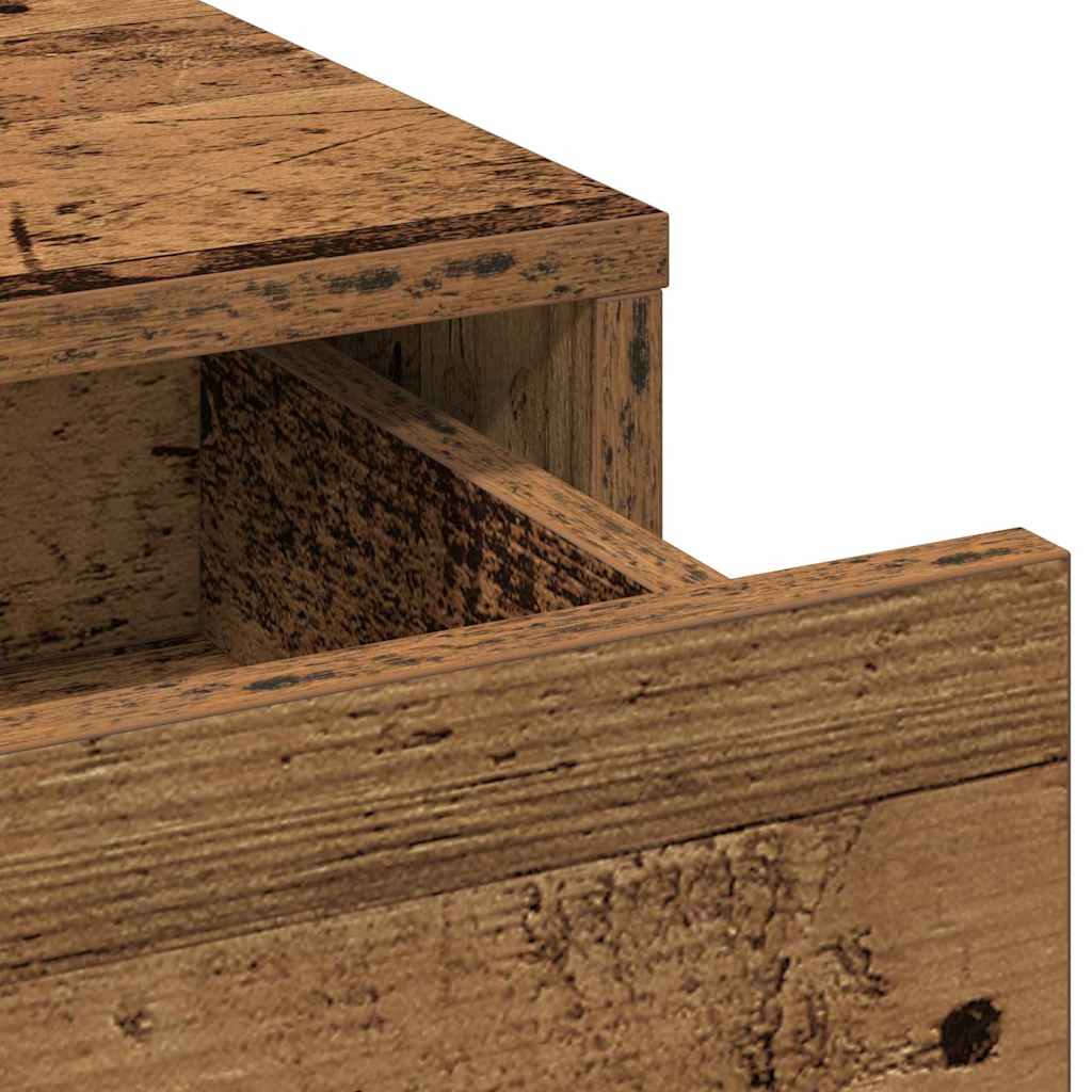 vidaXL Highboard Παλαιό ξύλο 40 x 41 x 135 εκ. Επεξεργασμένο ξύλο