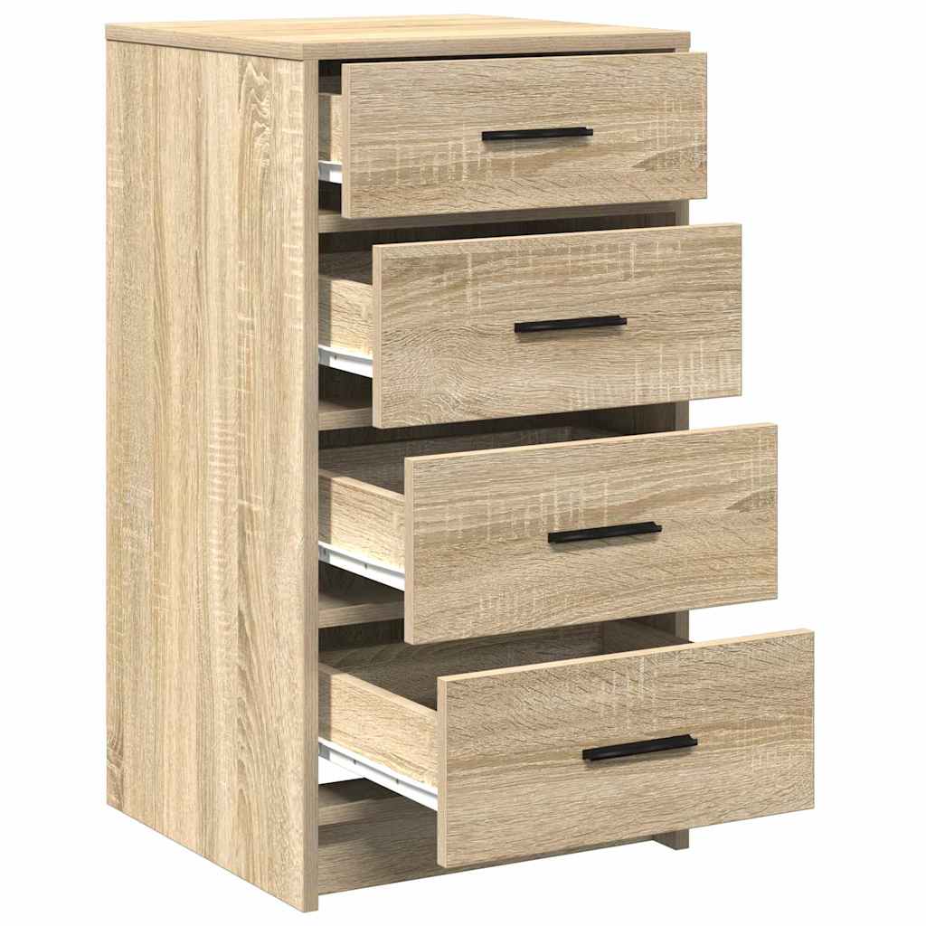 vidaXL Πλαϊνό γραφείο Sonoma Δρυς 40 x 41 x 75 εκ Επεξεργασμένο ξύλο