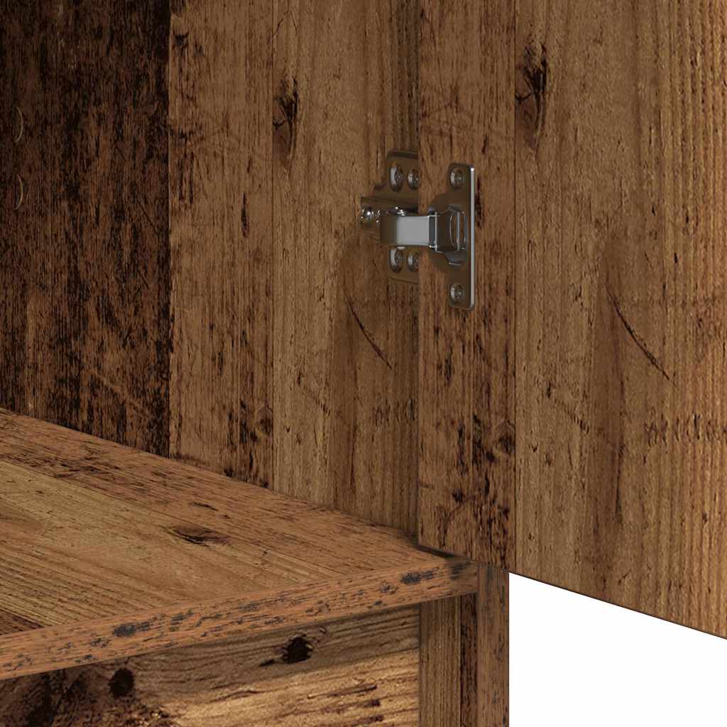 vidaXL Πλαϊνό γραφείο Παλιό ξύλο 40 x 40.5 x 75 εκ Επεξεργασμένο ξύλο