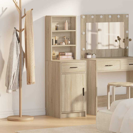 vidaXL Highboard Δρύς Sonoma 40 x 40,5 x 135 εκ. Επεξεργασμένο ξύλο