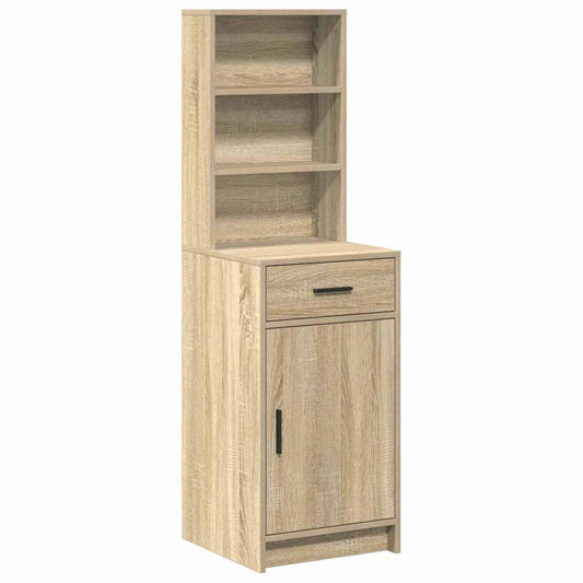 vidaXL Highboard Δρύς Sonoma 40 x 40,5 x 135 εκ. Επεξεργασμένο ξύλο