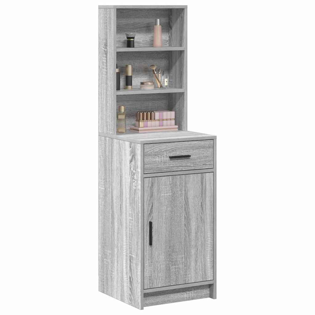 vidaXL Highboard Γκρίζο Σονομα 40 x 40,5 x 135 εκ. Επεξεργασμένο ξύλο