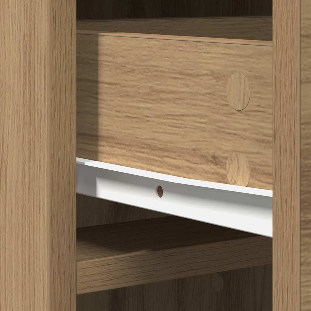 vidaXL Highboard Artisan Oak 41 x 40 x 135 εκ Επεξεργασμένο ξύλο