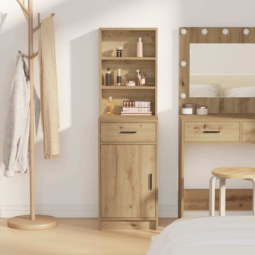 vidaXL Highboard Artisan Oak 41 x 40 x 135 εκ Επεξεργασμένο ξύλο