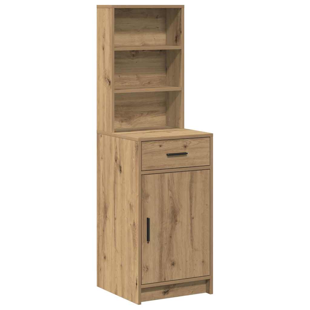 vidaXL Highboard Artisan Oak 41 x 40 x 135 εκ Επεξεργασμένο ξύλο