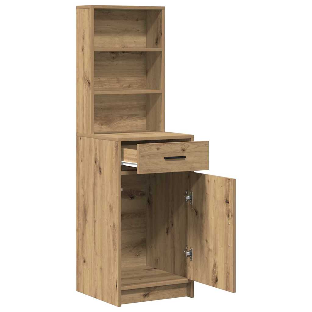 vidaXL Highboard Artisan Oak 41 x 40 x 135 εκ Επεξεργασμένο ξύλο