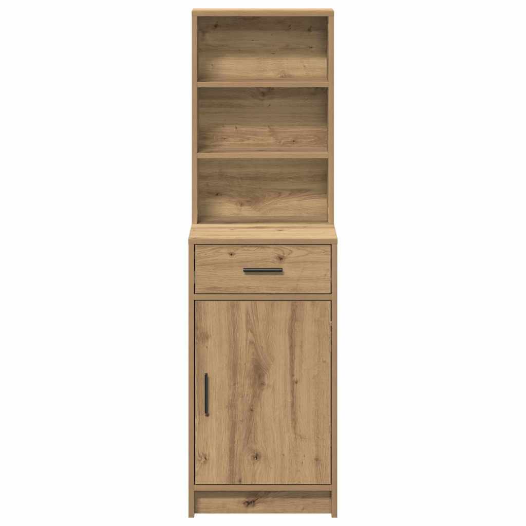 vidaXL Highboard Artisan Oak 41 x 40 x 135 εκ Επεξεργασμένο ξύλο