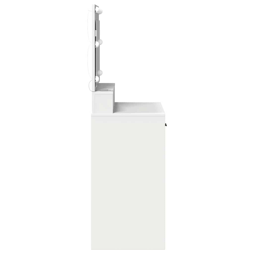 vidaXL Τραπέζι περιποίησης Λευκό 79 x 41 x 135 εκ. Επεξεργασμένο Ξύλο