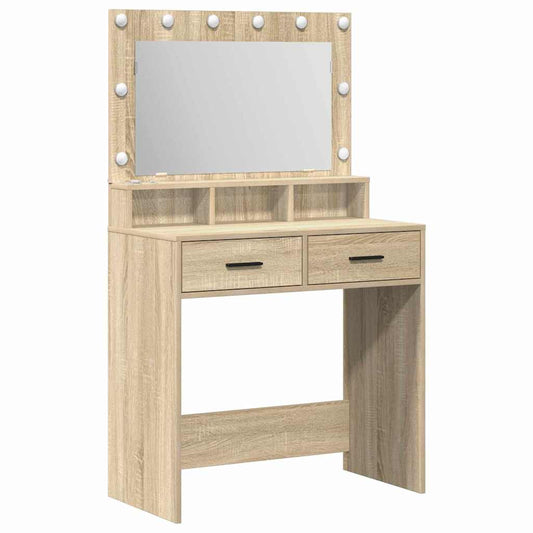 vidaXL Τραπέζι περιποίησης Δρύς Sonoma 79 x 41 x 135 εκ.