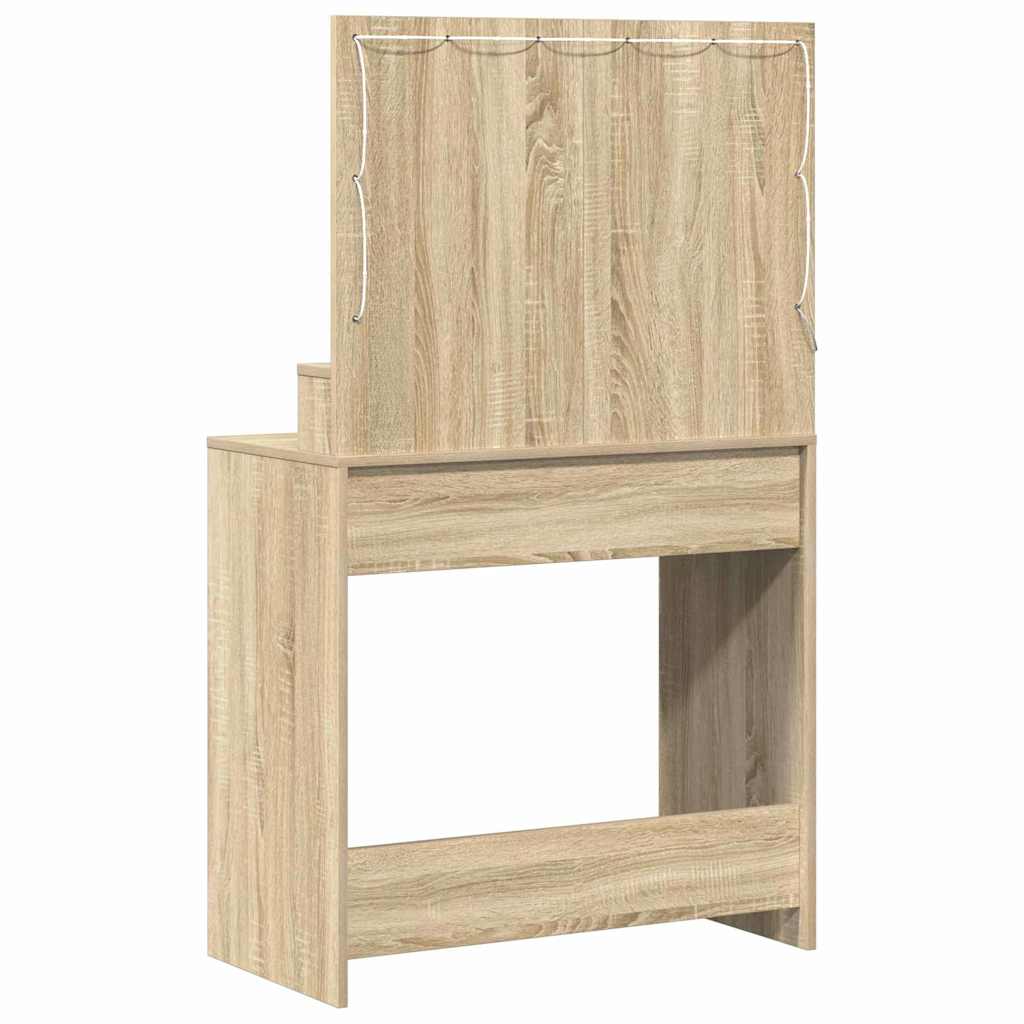 vidaXL Τραπέζι περιποίησης Δρύς Sonoma 79 x 41 x 135 εκ.