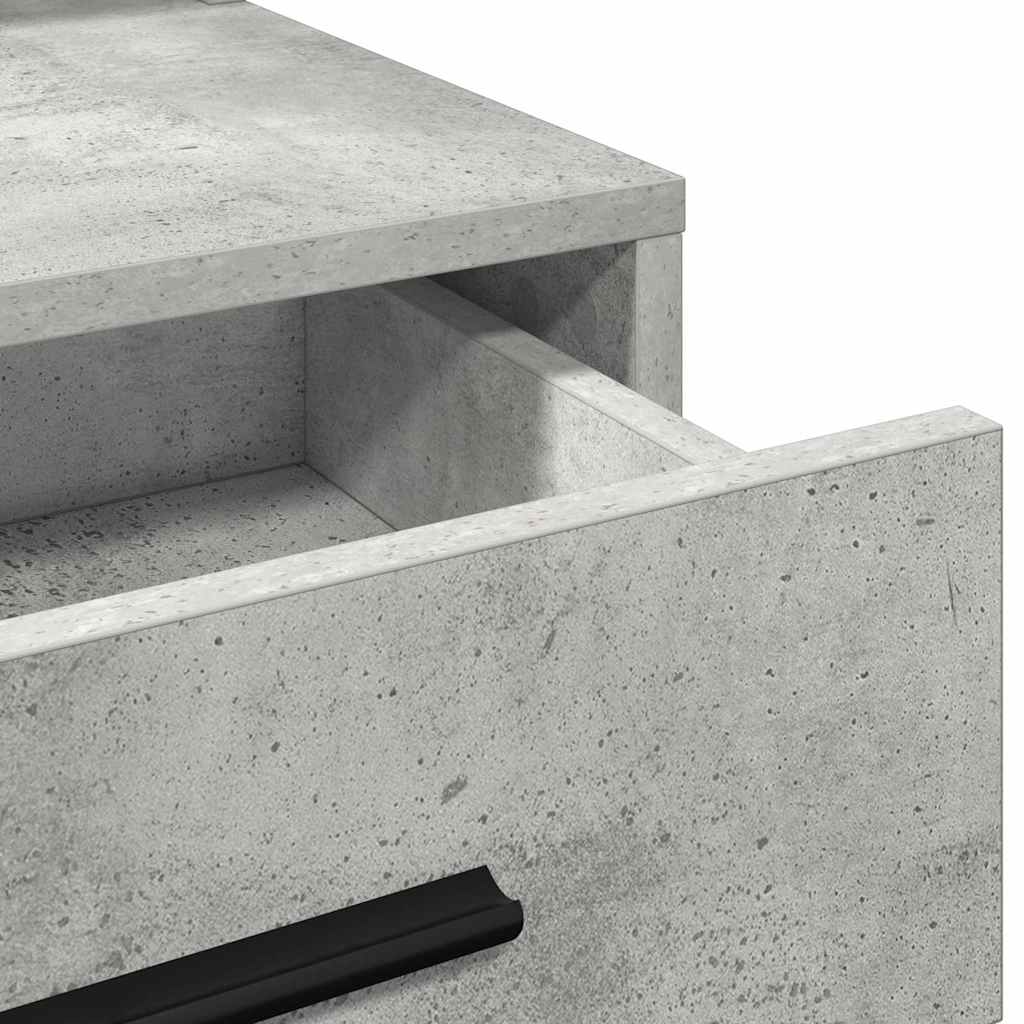 vidaXL Τραπέζι περιποίησης Σκυρόδεμα Γκρι 79 x 41 x 135 εκ.