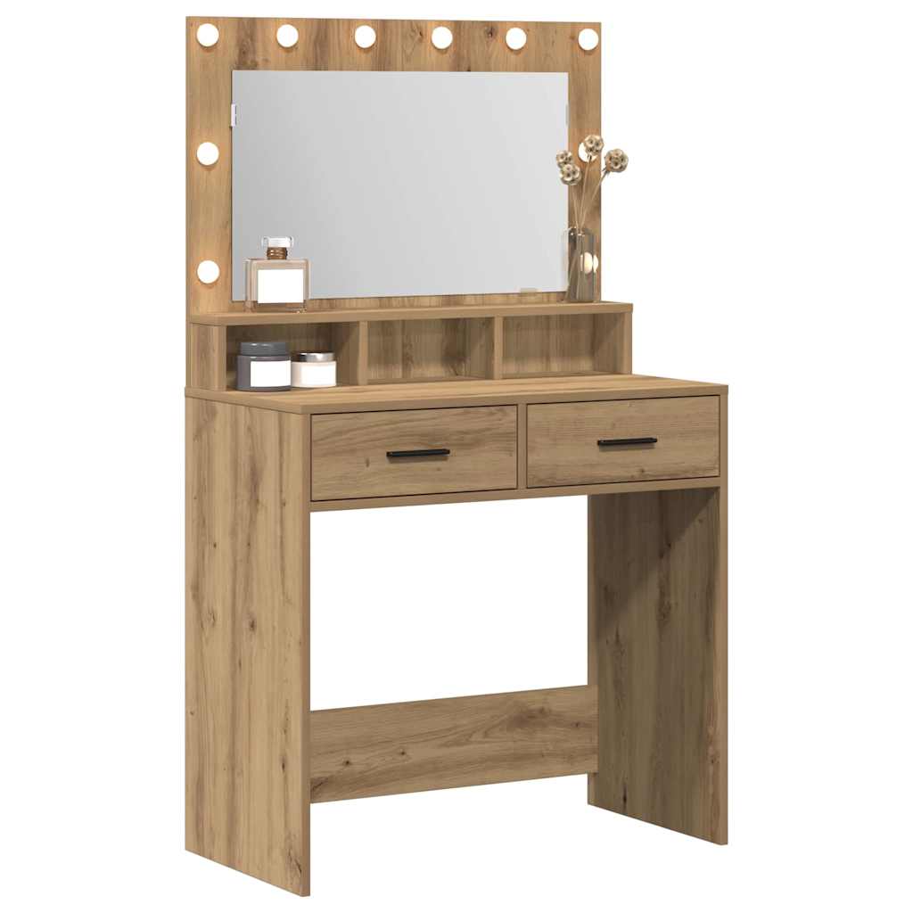 vidaXL Τραπέζι περιποίησης Artisan Oak 79 x 41 x 135 εκ.