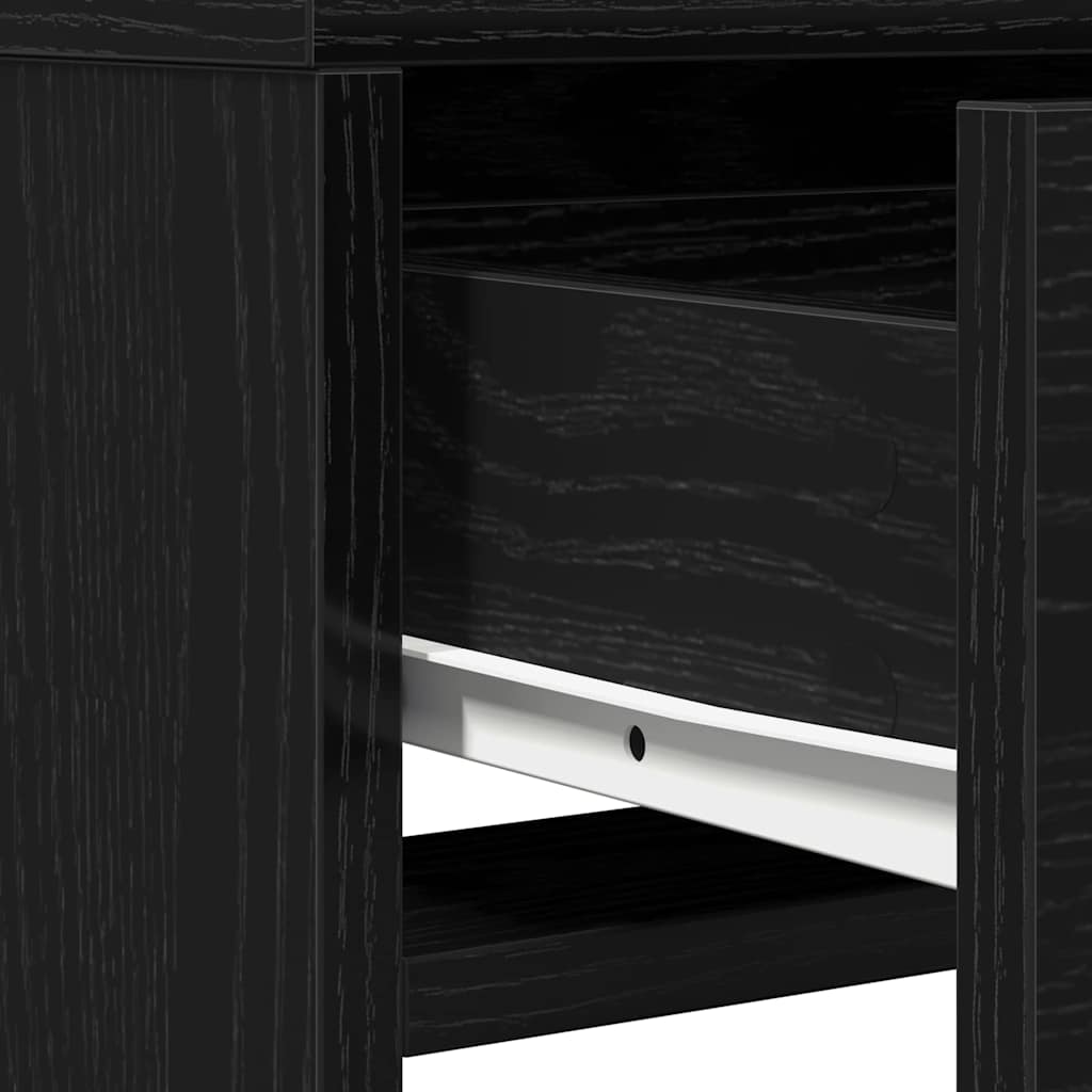 vidaXL Τραπέζι περιποίησης Μαύρη Οξυά 50 x 41 x 135 εκ