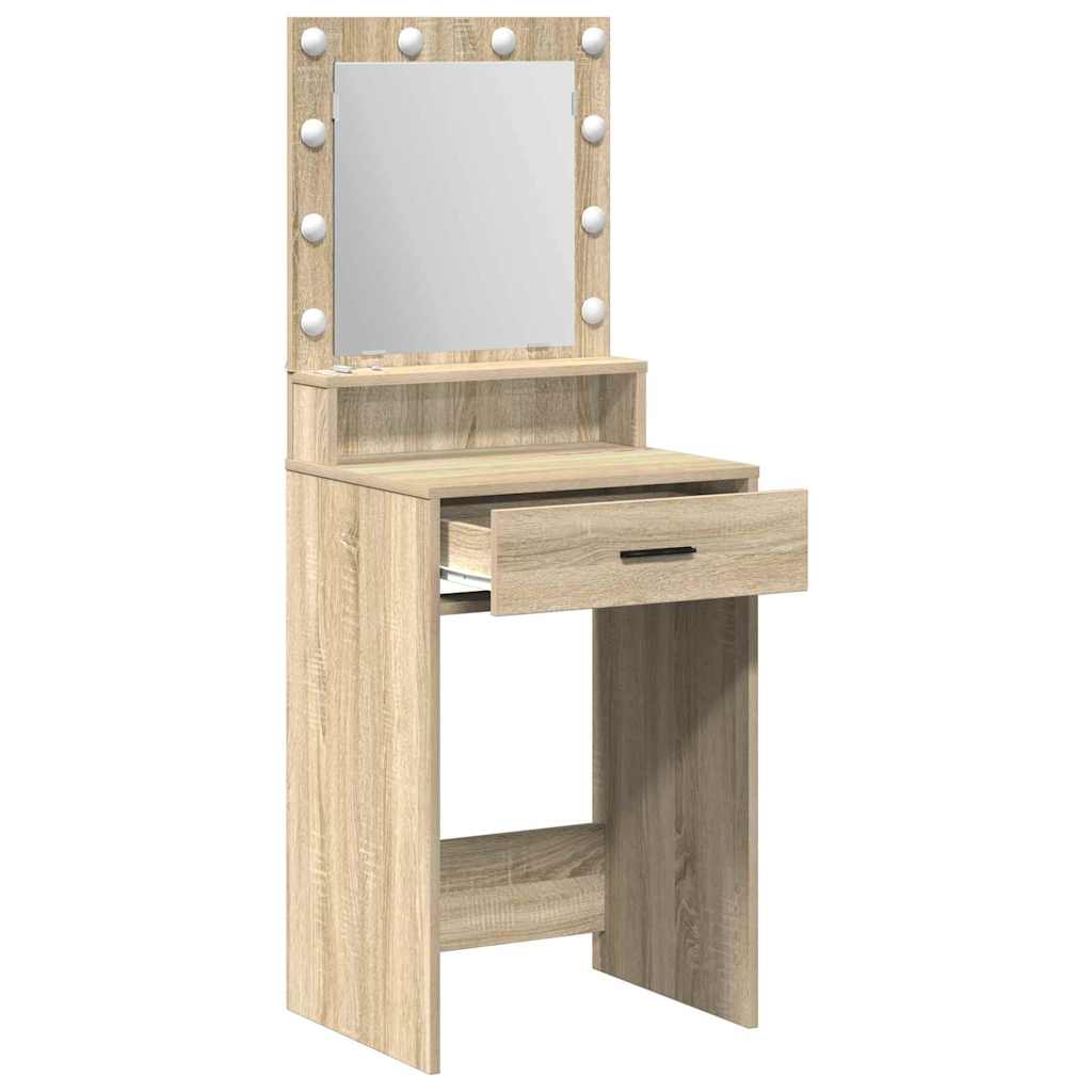 vidaXL Τραπέζι περιποίησης Δρύς Sonoma 50 x 41 x 135 εκ