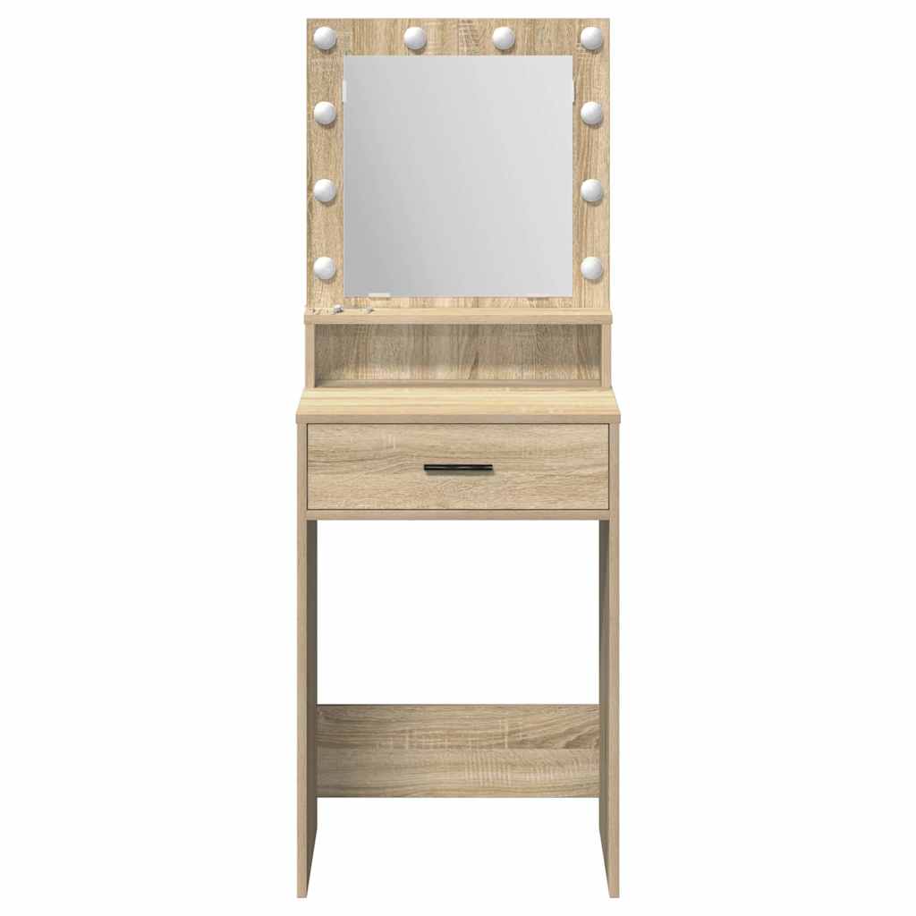 vidaXL Τραπέζι περιποίησης Δρύς Sonoma 50 x 41 x 135 εκ