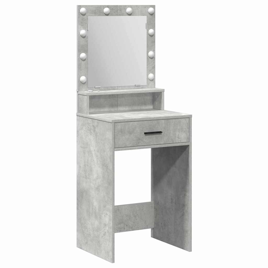 vidaXL Τραπέζι περιποίησης Σκυρόδεμα Γκρι 50 x 41 x 135 εκ