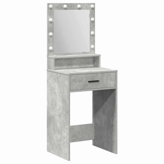 vidaXL Τραπέζι περιποίησης Σκυρόδεμα Γκρι 50 x 41 x 135 εκ